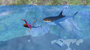 Génial Mortel Requin Simulateur: Mer Aventure Jeux capture d'écran 3