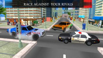 Grand City Police Car Driver : Crime Mafia Chase screenshot 2