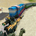 Train Tireur d'élite Tirer Guerre 3D: Train Jeux icône