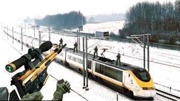 Поезд снайпер Shoot война 3D: Поезд Игры 2020 скриншот 1