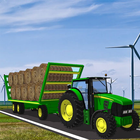 Zwaar Tractor Trolley Lading Sim: Landbouw Spel-icoon