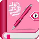 Daily Diary Journal with Lock icon
