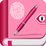 Daily Diary Journal with Lock icon