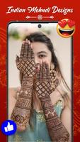 Mehndi Desenhos estiloso fotos Cartaz