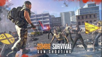 Zombie survival : Gun shooting capture d'écran 2
