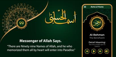 99 Nama Allah - Asmaul Husna poster