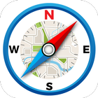 Digital Compass For Direction icon