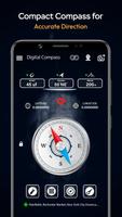 Digital Compass For Direction poster
