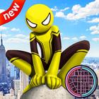 Spider Stickman Rope Hero: Crime Gangster Games 3D biểu tượng