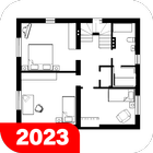 House Design Floor Plan App 3D أيقونة