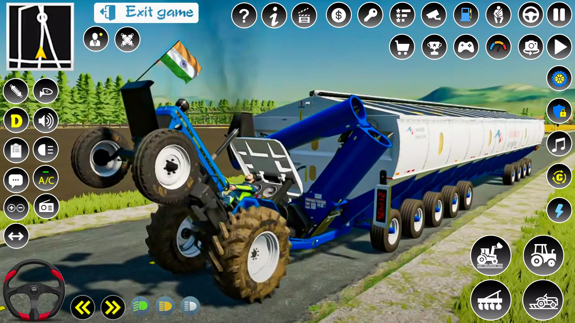Simulador de trator indiano versão móvel andróide iOS apk baixar