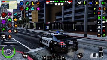 警察 追跡 泥棒 車 ゲーム 3D スクリーンショット 1