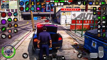 Police Car Chase Simulator 3d imagem de tela 3