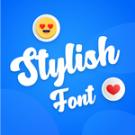 gaya font obrolan teks bergaya icon