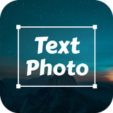 Texto en editor fotos TextoArt icono