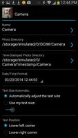 Camera Timestamp Add-On تصوير الشاشة 1