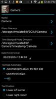 Camera Timestamp Add-On screenshot 1