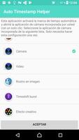 Auto Timestamp Helper captura de pantalla 1