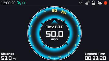 GPS HUD Speedometer Plus ภาพหน้าจอ 3