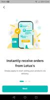 Lotus's EATS Merchant captura de pantalla 1