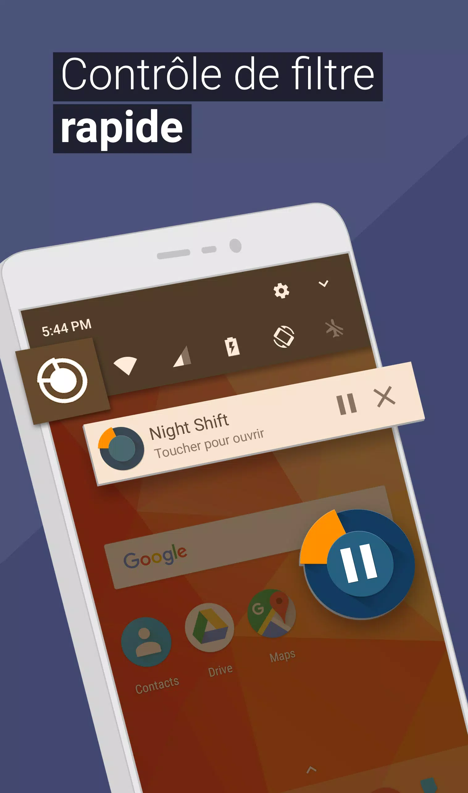 Filtre lumière bleue Mode nuit APK pour Android Télécharger