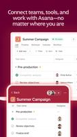 Asana الملصق