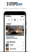 3 Steps Men Poster