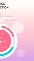 برنامه‌نما Easy Menstrual Cycle Tracker عکس از صفحه