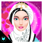 Салон макияжа принцессы Хиджаб иконка