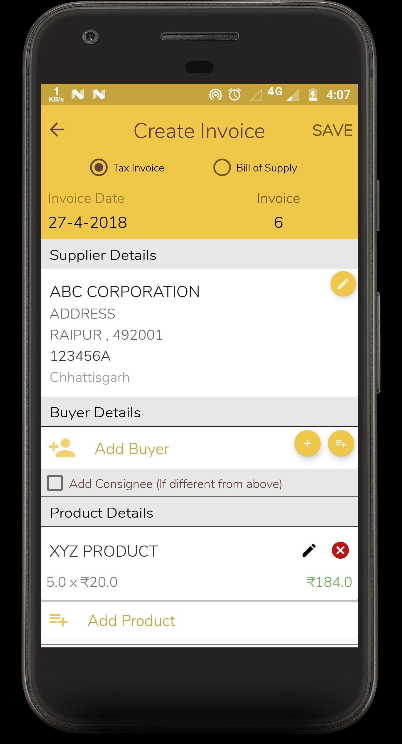 Easy Invoice Manager App by www.gimbooks.com for Android ...