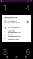 برنامه‌نما ASB Braille Keyboard عکس از صفحه