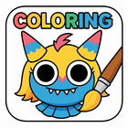 Dandy's World: Yatta Coloring ikon