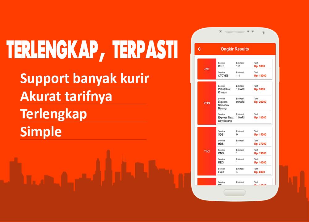 Cek Resi Dan Ongkir Jne Jnt Tiki Pos Ninja For Android Apk