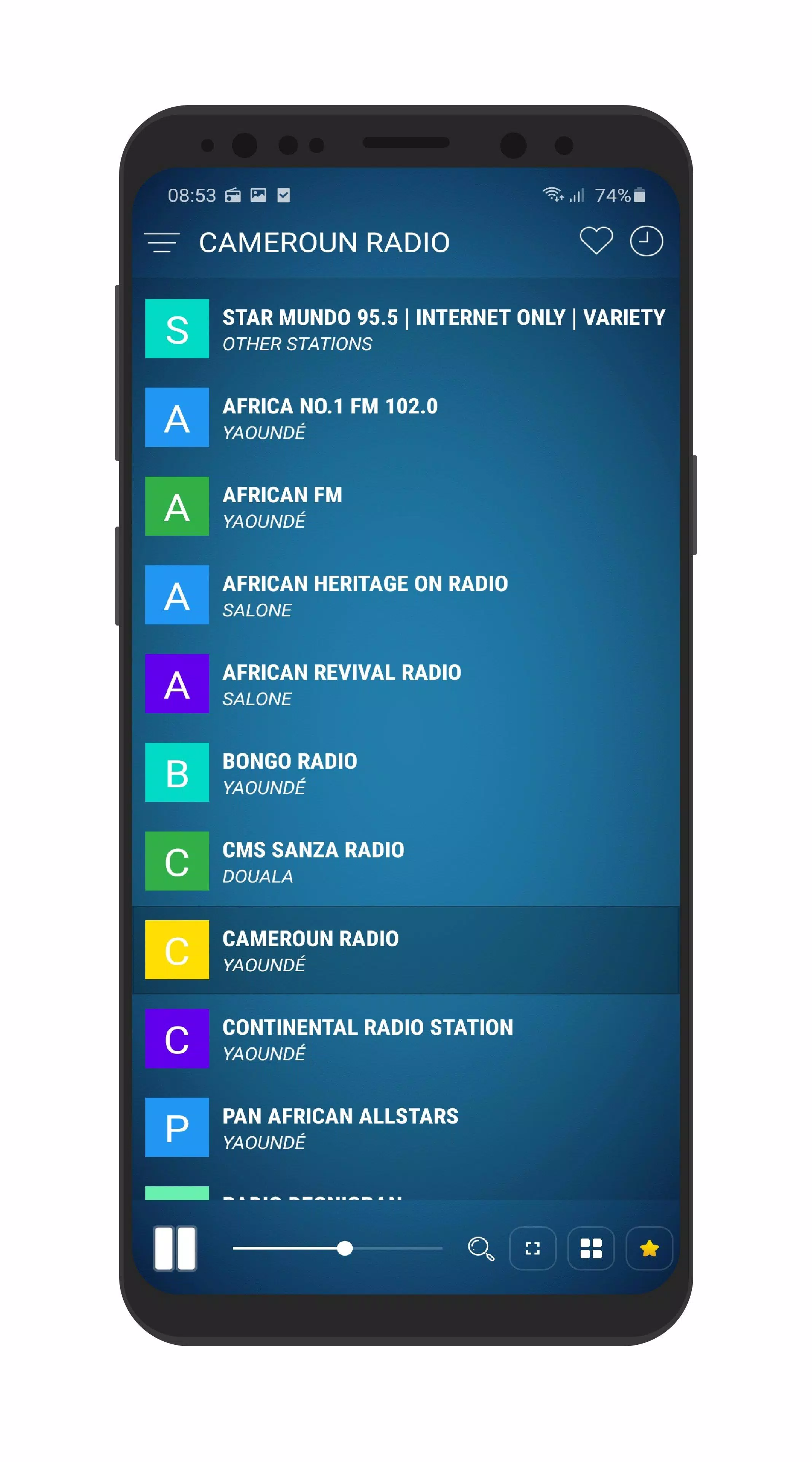 下载Cameroon Radio Stations: Radio Cameroon的安卓版本