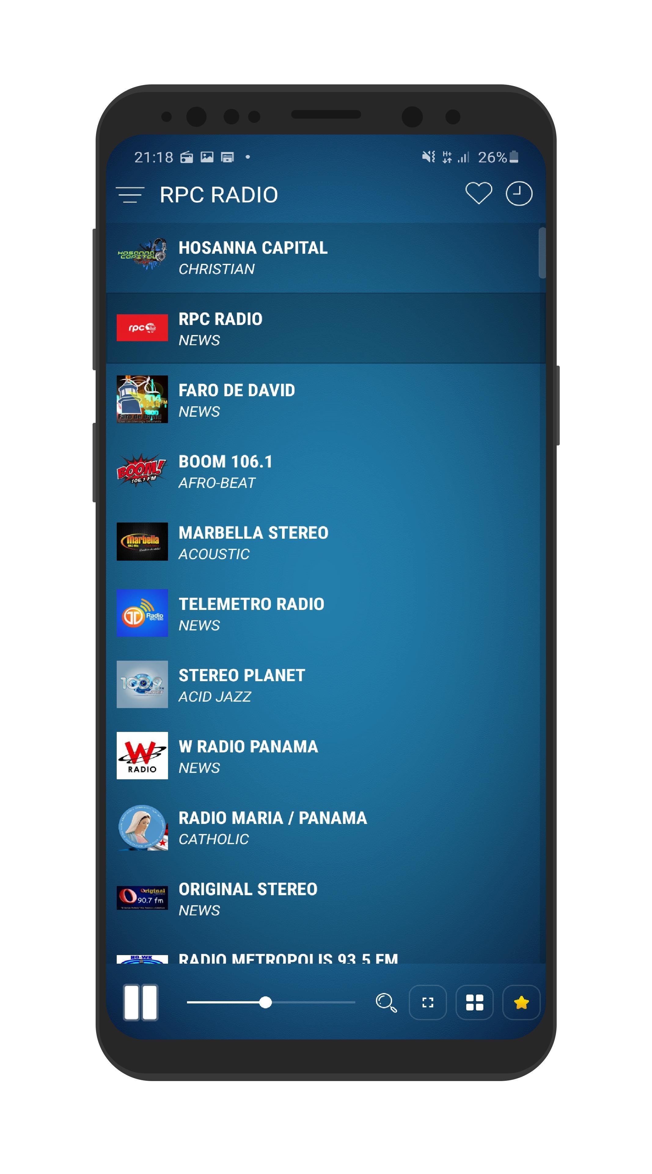 Descarga de APK de Panama Radio Stations: Radio Panama para Android