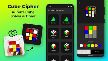 Solution de cube - Cube Cipher Affiche