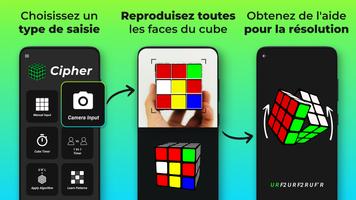 Solution de cube - Cube Cipher capture d'écran 1