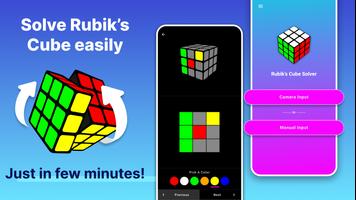루빅 큐브 맞추기 앱 - 큐브 퍼즐 해결사 앱 포스터