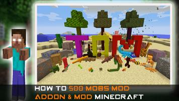 500 Mobs Mod for Minecraft imagem de tela 1