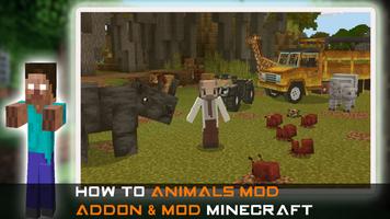 Animals Zoo Mod for Minecraft poster