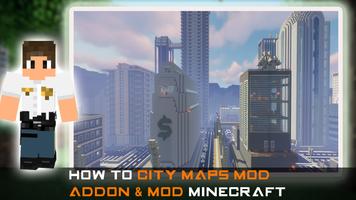 City Maps Mod for Minecraft اسکرین شاٹ 1