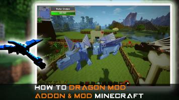 Dragon Mod Addon for Minecraft 포스터