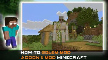 Iron Golem Mod Addon Cartaz