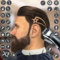 Barber Shop Hair Cutting Games پوسٹر