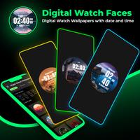 پوستر Digital Watch Wallpapers