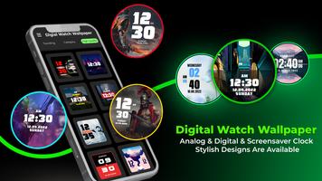 برنامه‌نما Digital Watch Wallpapers عکس از صفحه