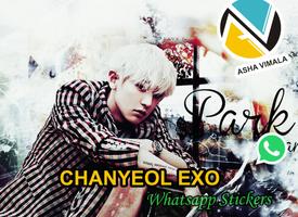 WAStickerApps Chanyeol EXO KPOP पोस्टर