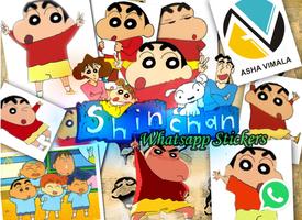 WAStickerApps ShinCha New Affiche