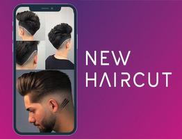 Coupe de cheveux pour hommes Affiche