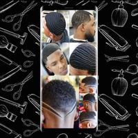 Black men hairstyles plakat